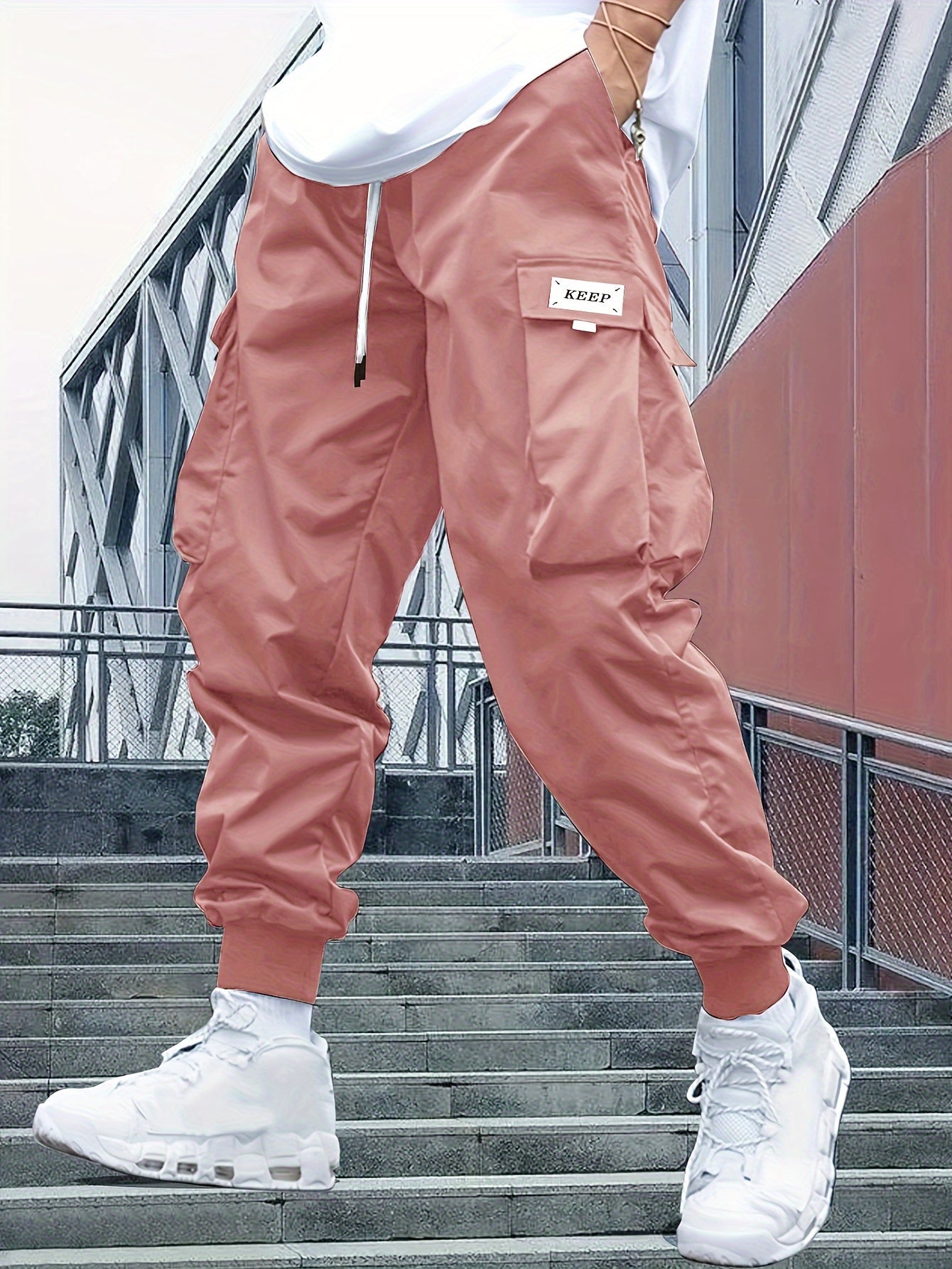 Streetwear Cargo-Jogger-Hose für Herren