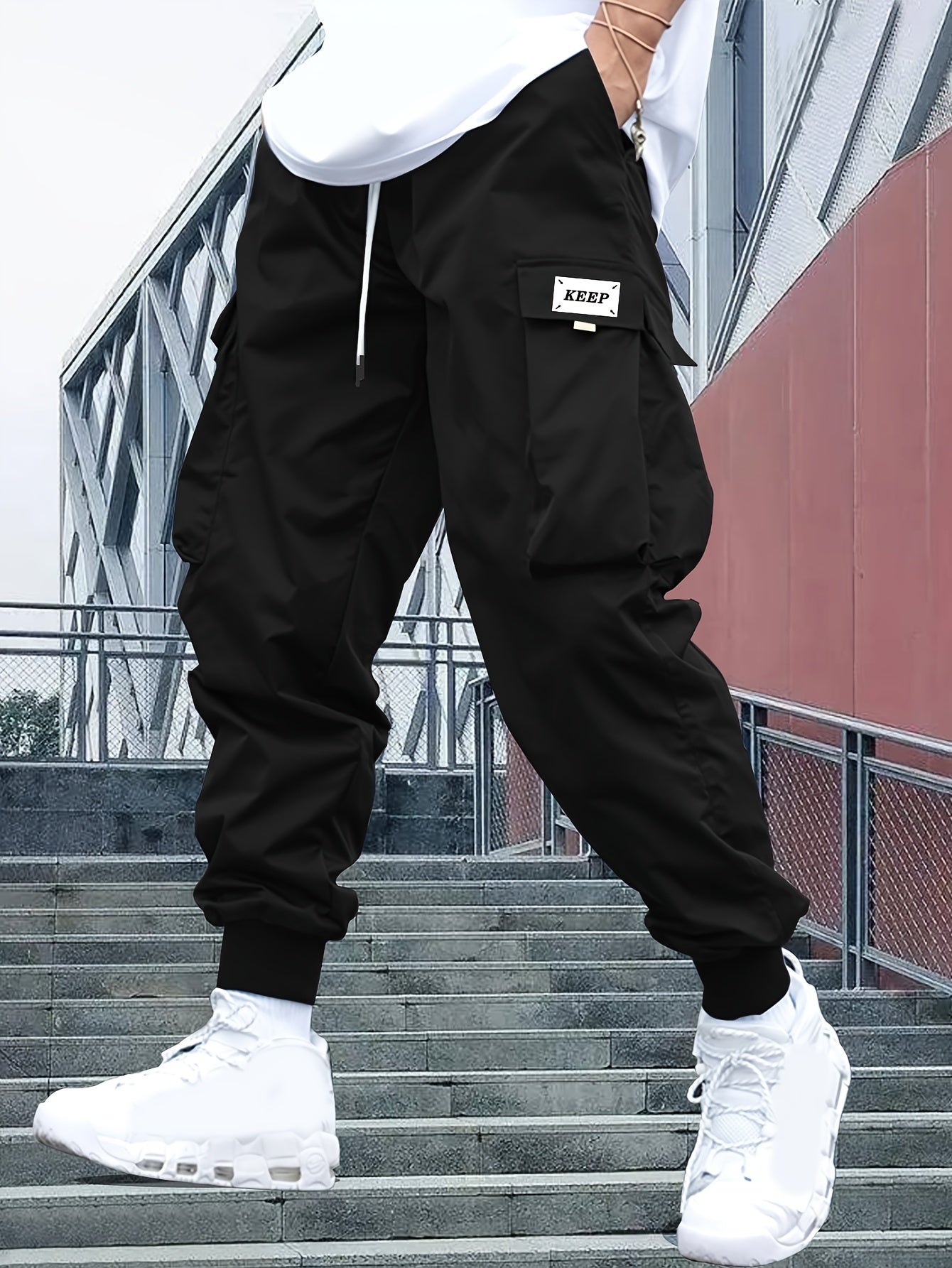 Streetwear Cargo-Jogger-Hose für Herren