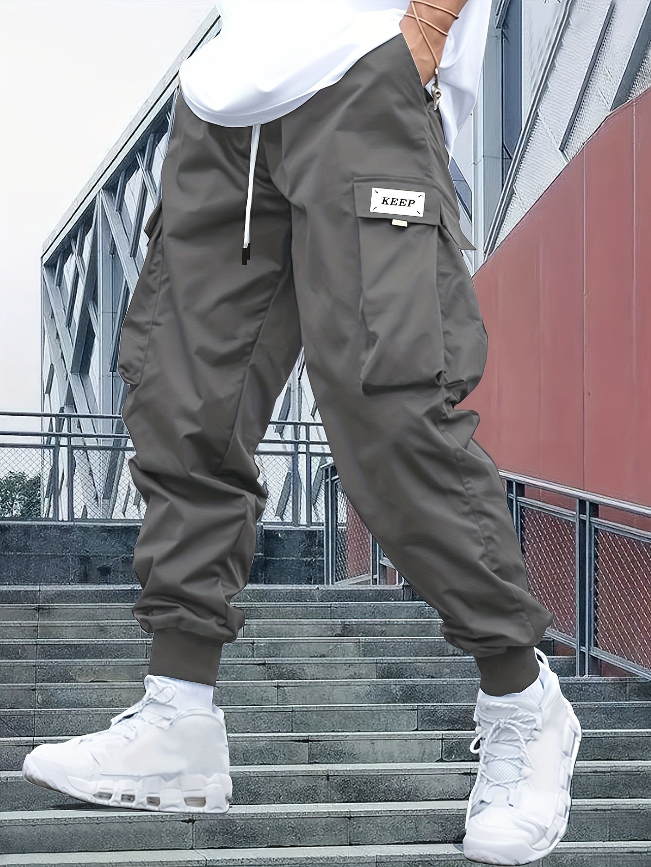 Streetwear Cargo-Jogger-Hose für Herren