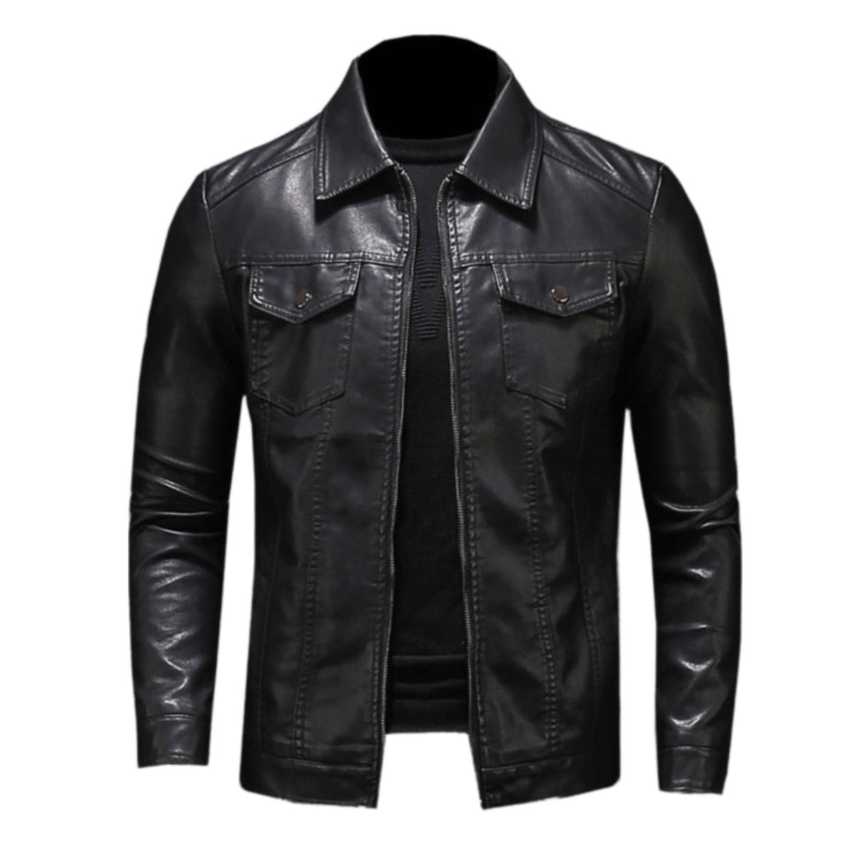 Moderne Lederjacke für Herren 