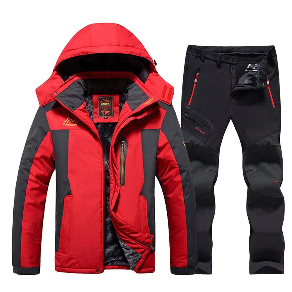 Ski Set Herren mit Profi Ski Jacke und gefütterter Ski Hose