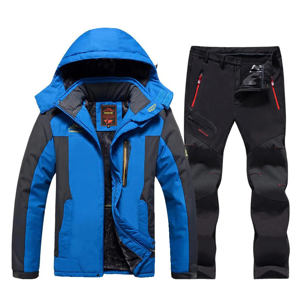 Ski Set Herren mit Profi Ski Jacke und gefütterter Ski Hose