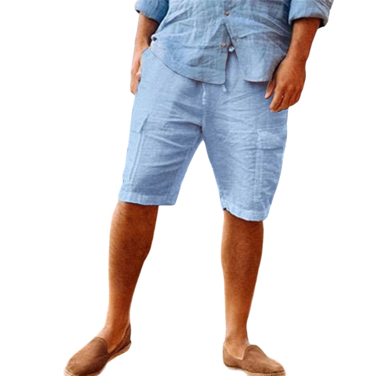 Shorts aus Leinen für Herren