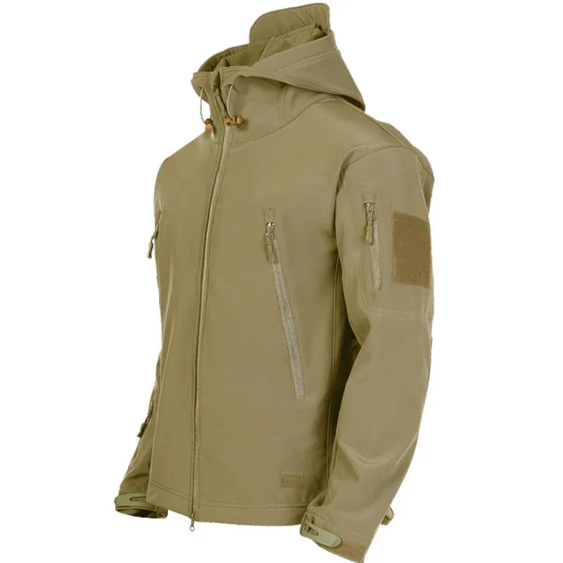 Jacken Herren Softshell im Militärstil