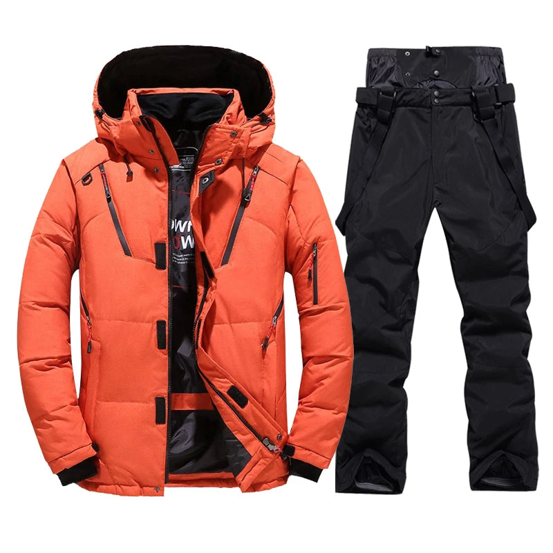 Ski Jacken Herren Set mit gefütterter Ski Hose - Laronni