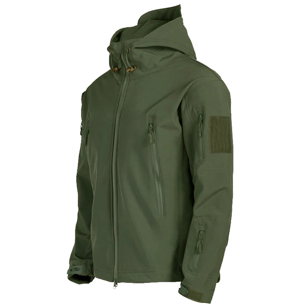 Jacken Herren Softshell im Militärstil