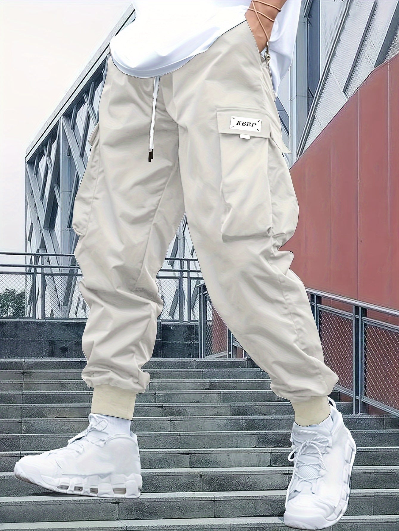 Streetwear Cargo-Jogger-Hose für Herren