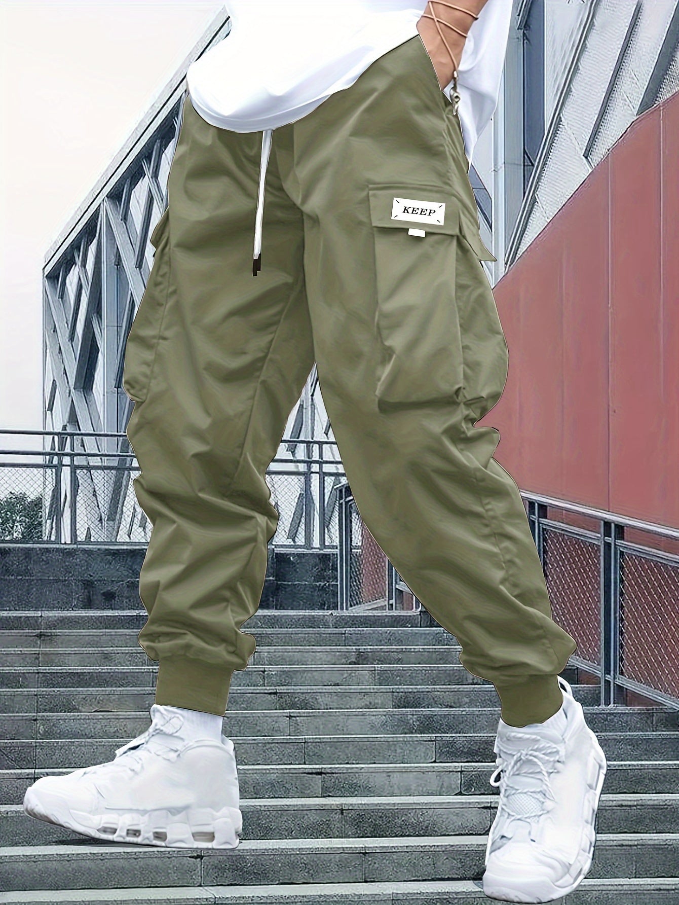 Streetwear Cargo-Jogger-Hose für Herren