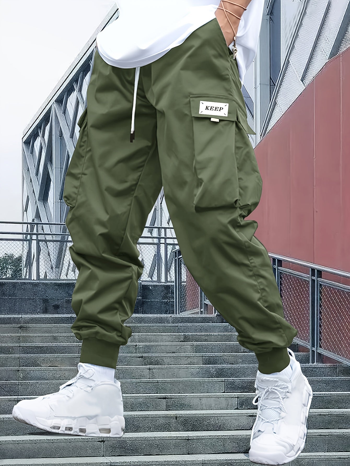 Streetwear Cargo-Jogger-Hose für Herren